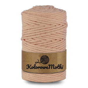 Sznurek bawełniany pleciony 100m 5mm Łososiowy