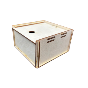 Drewniane Pudełko Szkatułka Przybornik ze Sklejki do Decoupage Zamykane