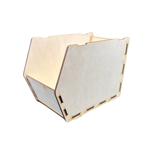 Drewniane Pudełko Box Warsztaowy Kuweta Pojemnik Magazynowy ze Sklejki