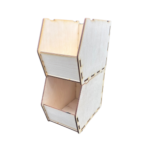 Drewniane Pudełko Box Warsztaowy Kuweta Pojemnik Magazynowy ze Sklejki