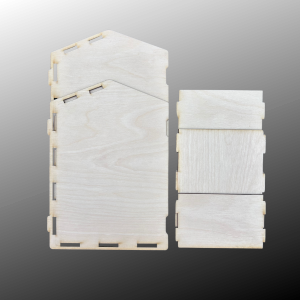 Drewniane Pudełko Box Warsztaowy Kuweta Pojemnik Magazynowy ze Sklejki