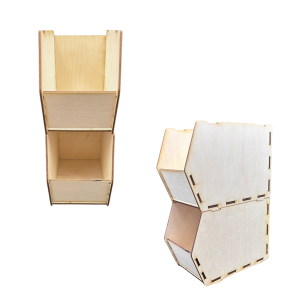 Drewniane Pudełko Box Warsztaowy Kuweta Pojemnik Magazynowy ze Sklejki