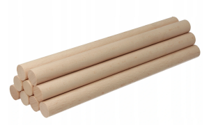 Drążek do Makramy drewniany 22mm x 30cm 