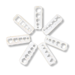 Drewniany Szablon Zestaw Szablonów do Rysowania dla Dzieci Decoupage 7szt