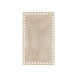 Baza do Koszyka Drewniana Dno Kosza Spód Prostokąt 25x15 cm Decoupage