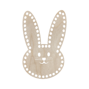 Baza do Koszyka Króliczek Zając WIelkanocny Dekor do Makramy Decoupage