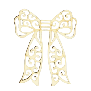 Kokardka Drewniana Ozdobrna Dekor Decoupage EKO