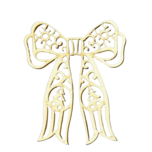 Drewniany Dekor Kokardka Ozobna ze Sklejki EKO