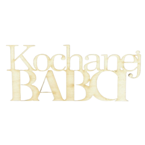 Napis Kochanej Babci Dekor Drewniany Decoupage