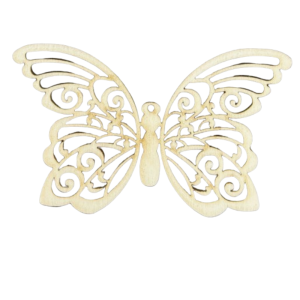 Drewniany Motylek Ażyrowy Ozdobna Zawieszka do Decoupage 