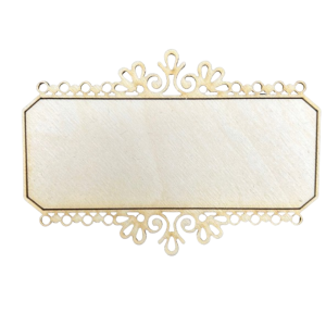 Dekor Decoupage Zawieszka Drewniana na Tabliczkę Szyld Ramka