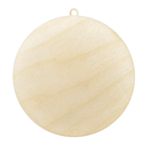 Drewniana bombka bombka sklejka zawieszka święta