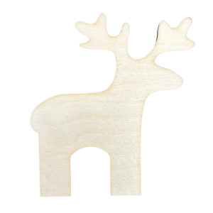 Drewniany Renifer Dekoracja ze Sklejki do Decoupage Dekor