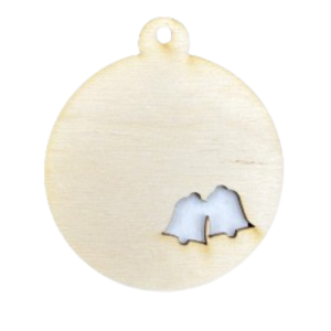 Drewniane Bombki Dzwoneczki Zawieszki Idealne Na Choinkę 