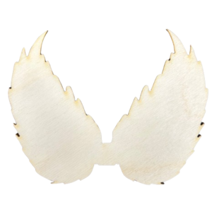 Skrzydełka Anielskie z Drewna - Baza do Anioła do Decoupage