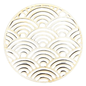 Drewniana Podkładka Podstawka pod Kubek Decoupage