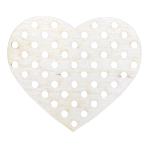 Drewniana Zawieszka Serce do Decoupage Dekor Drewniany Serduszka