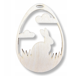 Drewniana Zawieszka Wielkanocna do Decoupage motyw Jajko WIelkanocne