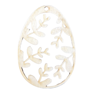 Drewniana Zawieszka Jajko Wielkanocne Dekor do Decoupage Zawieszka