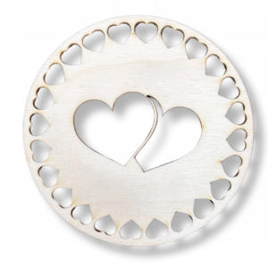 Drewniana Podkładka pod Kubek Podstawka ze Sklejki do Decoupage 