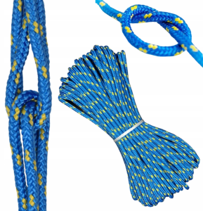 Lina Polipropylenowa 14mm Pleciona Mocna Żeglarska Ogrodowa Sznur 14mm 20m