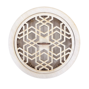 Drewniane Pudełko Szkatułka Przybornik ze Sklejki Decoupage