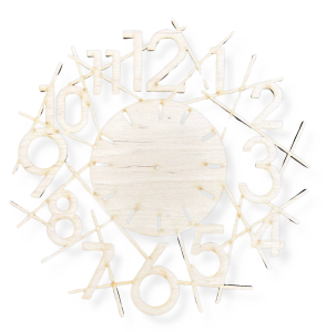 Tarcza do Zegara Zegar Ścienny Decoupage Dekor Ozdobny