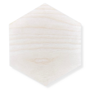 Drewniany Sześciokąt ze Sklejki Heksagon Baza Drewniana Decoupage 15cm