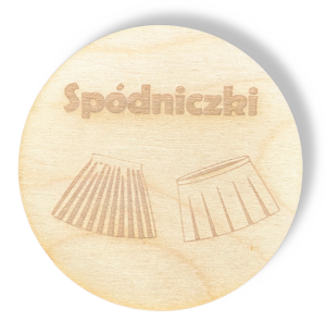 Drewniana Plakietka Tabliczka na Szufladę Pudełko Decoupage Plakietka 1szt