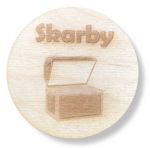 Drewniana Plakietka Tabliczka na Szufladę Pudełko Decoupage Plakietka 1szt