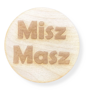 Drewniana Plakietka Tabliczka na Szufladę Pudełko Decoupage Plakietka 1szt