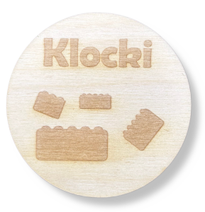 Drewniana Plakietka Tabliczka na Szufladę Pudełko Decoupage Plakietka 1szt