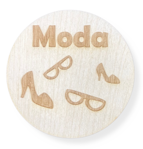 Drewniana Plakietka Tabliczka na Szufladę Pudełko Decoupage Plakietka 1szt