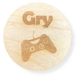 Drewniana Plakietka Tabliczka na Szufladę Pudełko Decoupage Plakietka 1szt