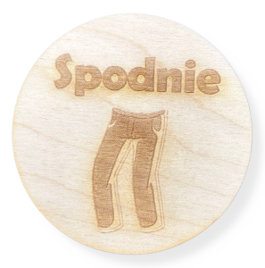 Drewniana Plakietka Tabliczka na Szufladę Pudełko Decoupage Plakietka 1szt