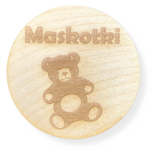 Drewniana Plakietka Tabliczka na Szufladę Pudełko Decoupage Plakietka 1szt