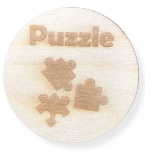 Drewniana Plakietka Tabliczka na Szufladę Pudełko Decoupage Plakietka 1szt