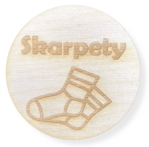 Drewniana Plakietka Tabliczka na Szufladę Pudełko Decoupage Plakietka 1szt