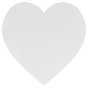 Serce Drewniane Serduszka dekor Ozdoba Białe 3cm dekor 30szt
