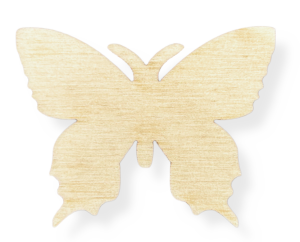 Drewniany Dekor Motylek Decoupage Ozdoba ze Sklejki 5cm