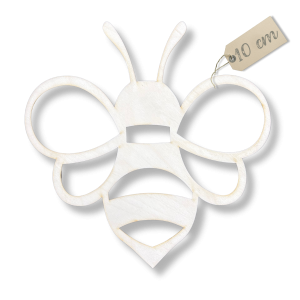 Dekor na Ścianę do Pokoju Dziecka Drewniana Pszczółka Ozdoba Ścienna 10cm