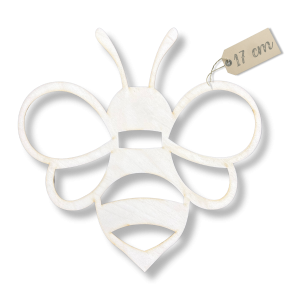 Drewniana Pszczółka Dekor Ozdoba Ścienna do pokoju dziecka 17cm