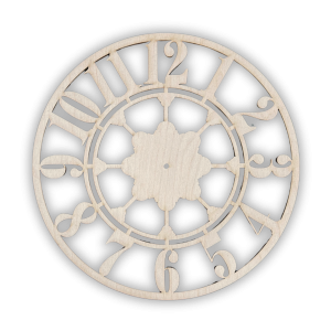 Drewniana tarcza do zegara ściennego ozdba dekor decoupage 25cm