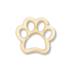 Drewniany dekor ze sklejki ŁAPA ŁAPKA TROPY decoupage zwierzęta 7cm