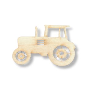 Drewniany dekor ze sklejki TRAKTOR decoupage CIĄGNIK do ozdabiania 7cm