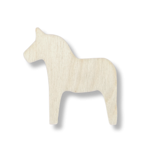 Drewniany Dekor ze Sklejki Konik Drewniane zwierzątko decoupage Koń