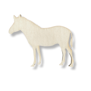 Drewniany Dekor ze Sklejki Koń Decupage Zwierząttka Dekory