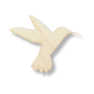 Drewniany dekor ze sklejki PTAK KOLIBER  5,5CM decoupage drewniane zwierzątka