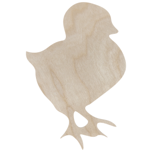 Drewniany dekor ze sklejki motyw Kurczak Piskle zwerzątko do decoupage 5cm