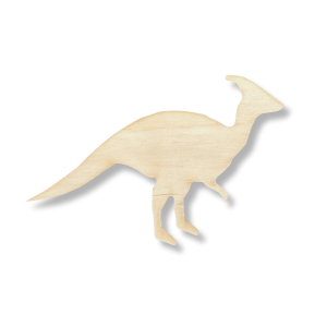 Drewniany Dekor ze Sklejki Ozdoba Scrapki Dinozaur Parazaurolof